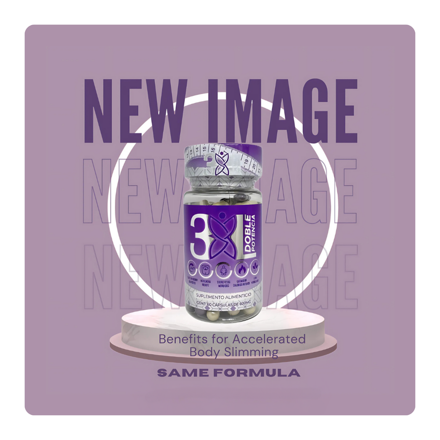 3乂𝗟 Doble Potencia by Apple BeneFIT®️ – 60 Capsulas