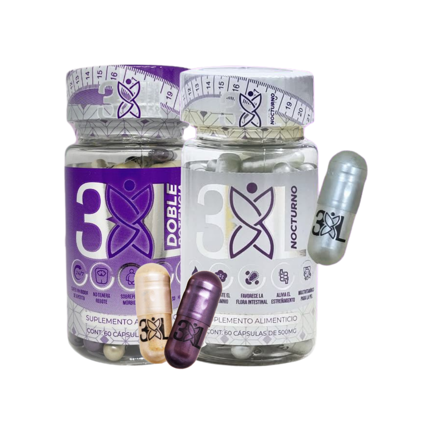3XL Duo Doble Potencia + 3XL Nocturno by Apple BeneFit - Capsules