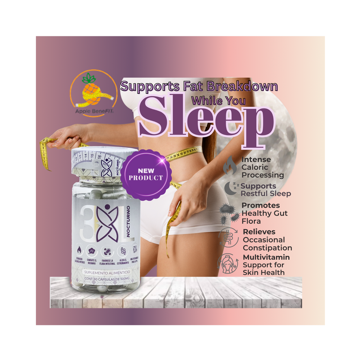 3XL Duo Doble Potencia + 3XL Nocturno by Apple BeneFit - Capsules