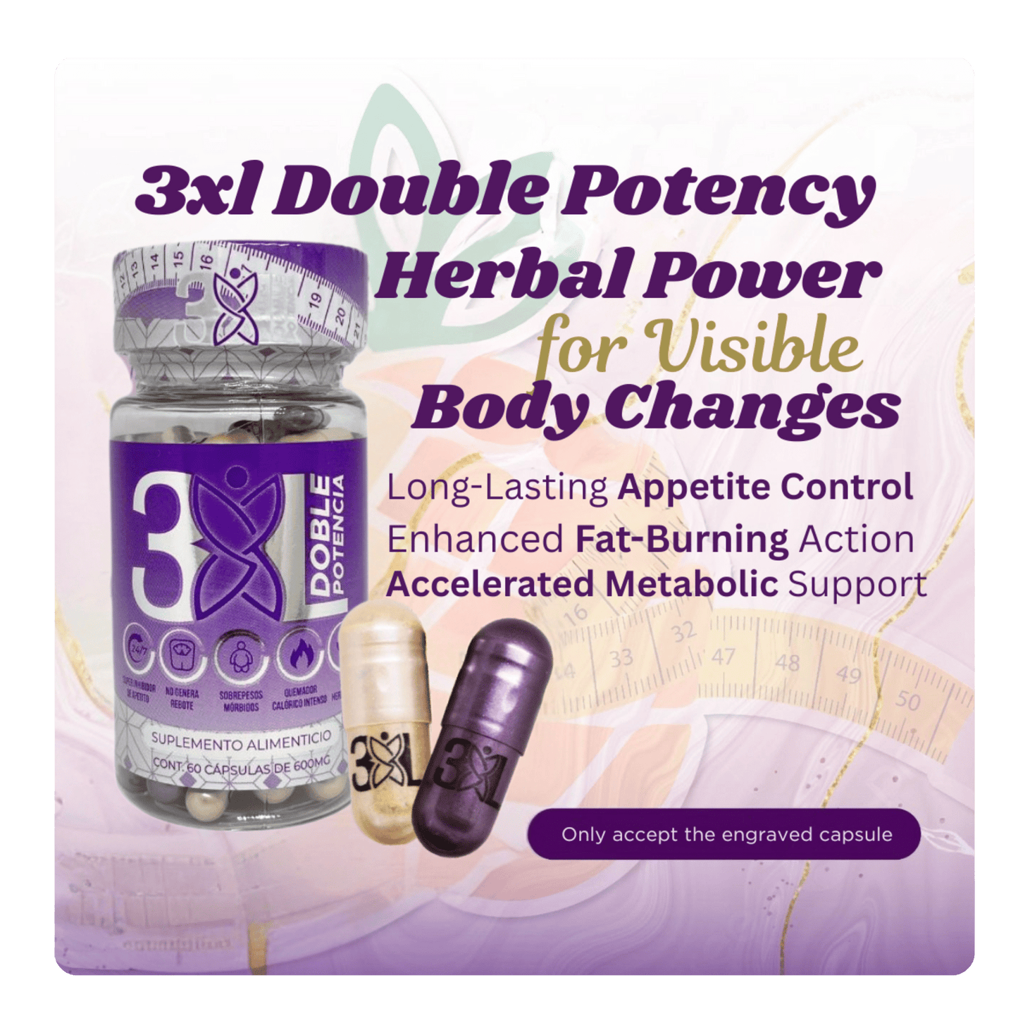 3X𝗟 Double Potency by Apple BeneFIT®️ – 60 Capsules - DendasStore