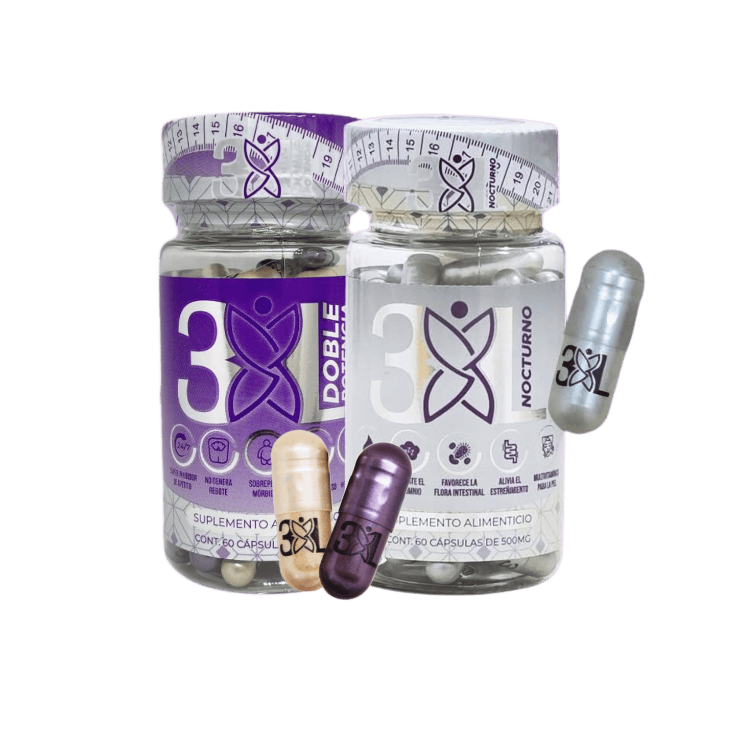 3XL Duo Doble Potencia + 3XL Nocturno by Apple BeneFit - Capsules - DendasStore