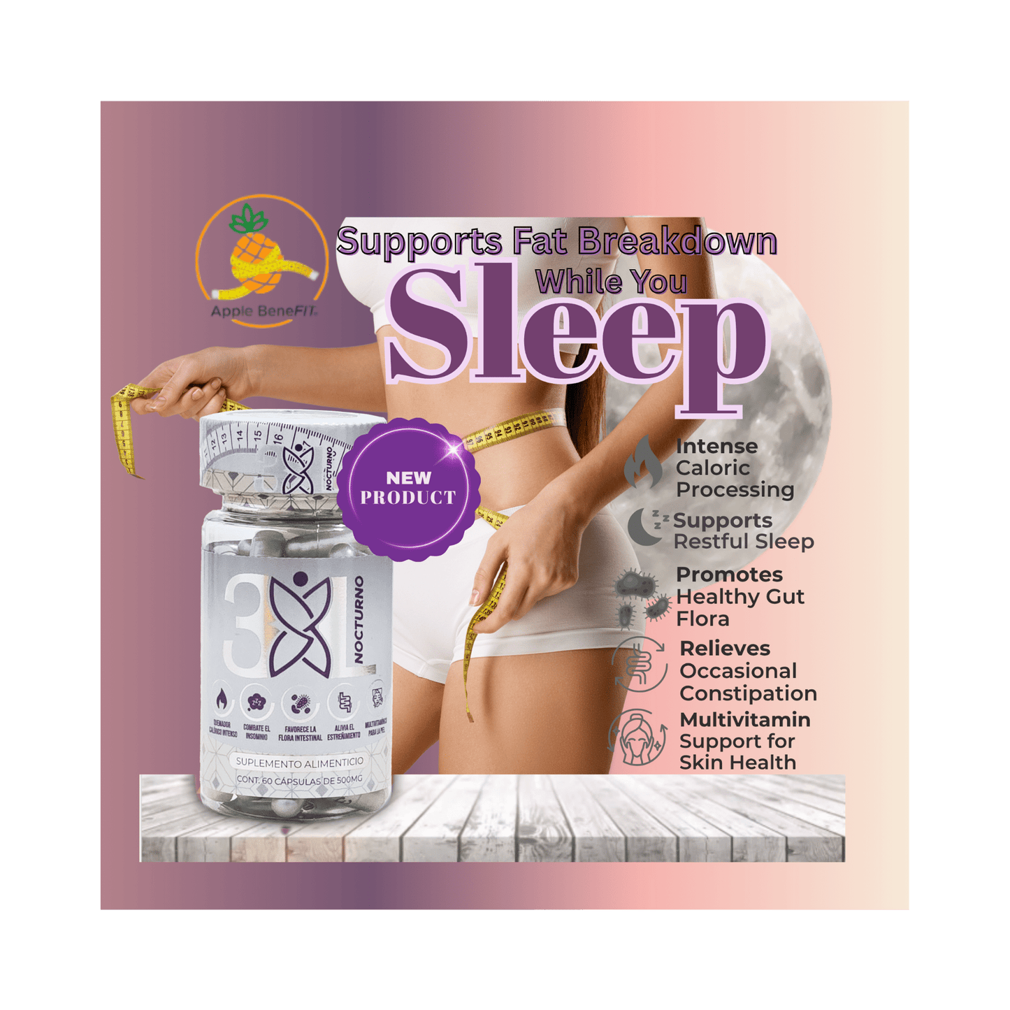 3XL Duo Doble Potencia + 3XL Nocturno by Apple BeneFit - Capsules - DendasStore