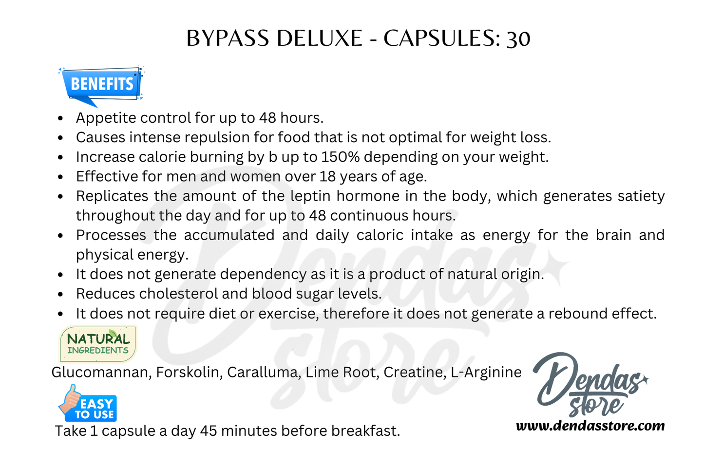 Bypass Deluxe by Apple BeneFIT®️ 30 Capsules