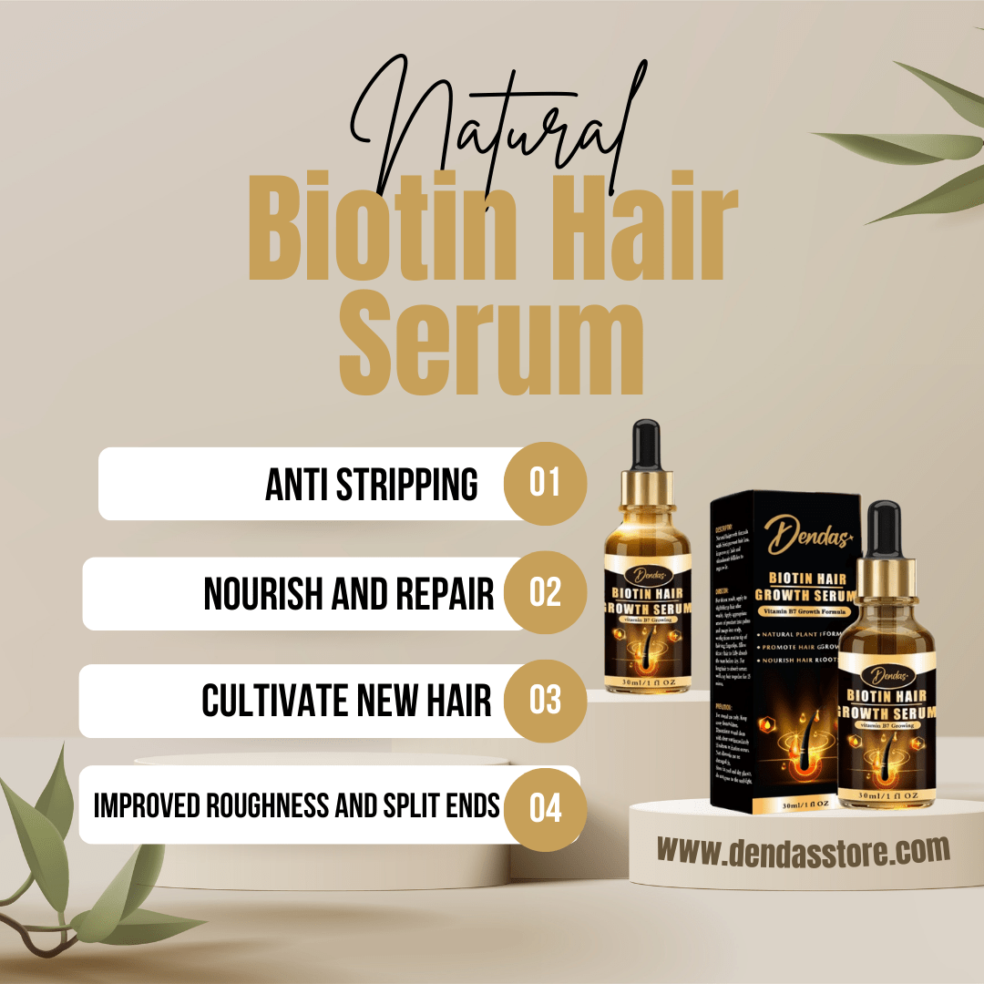 Biotin Hair Growth Serum - 1 fl oz (30ml) Unisex - DendasStore