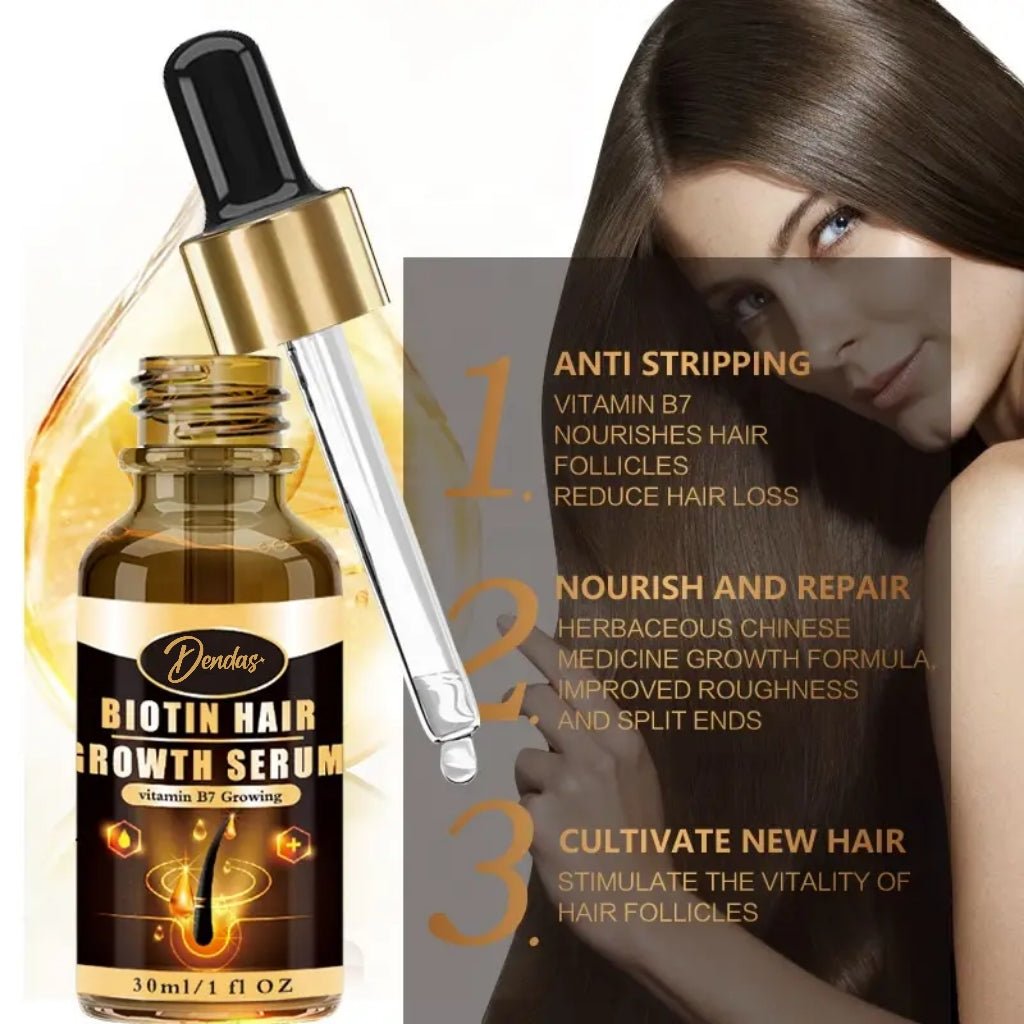 Biotin Hair Growth Serum - 1 fl oz (30ml) Unisex - DendasStore