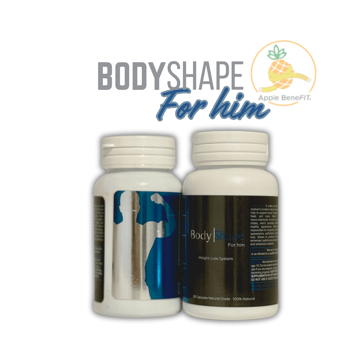 BodyShape For Him – Herbal Fat Burner & Muscle Support for Men (30 Capsules) - DendasStore