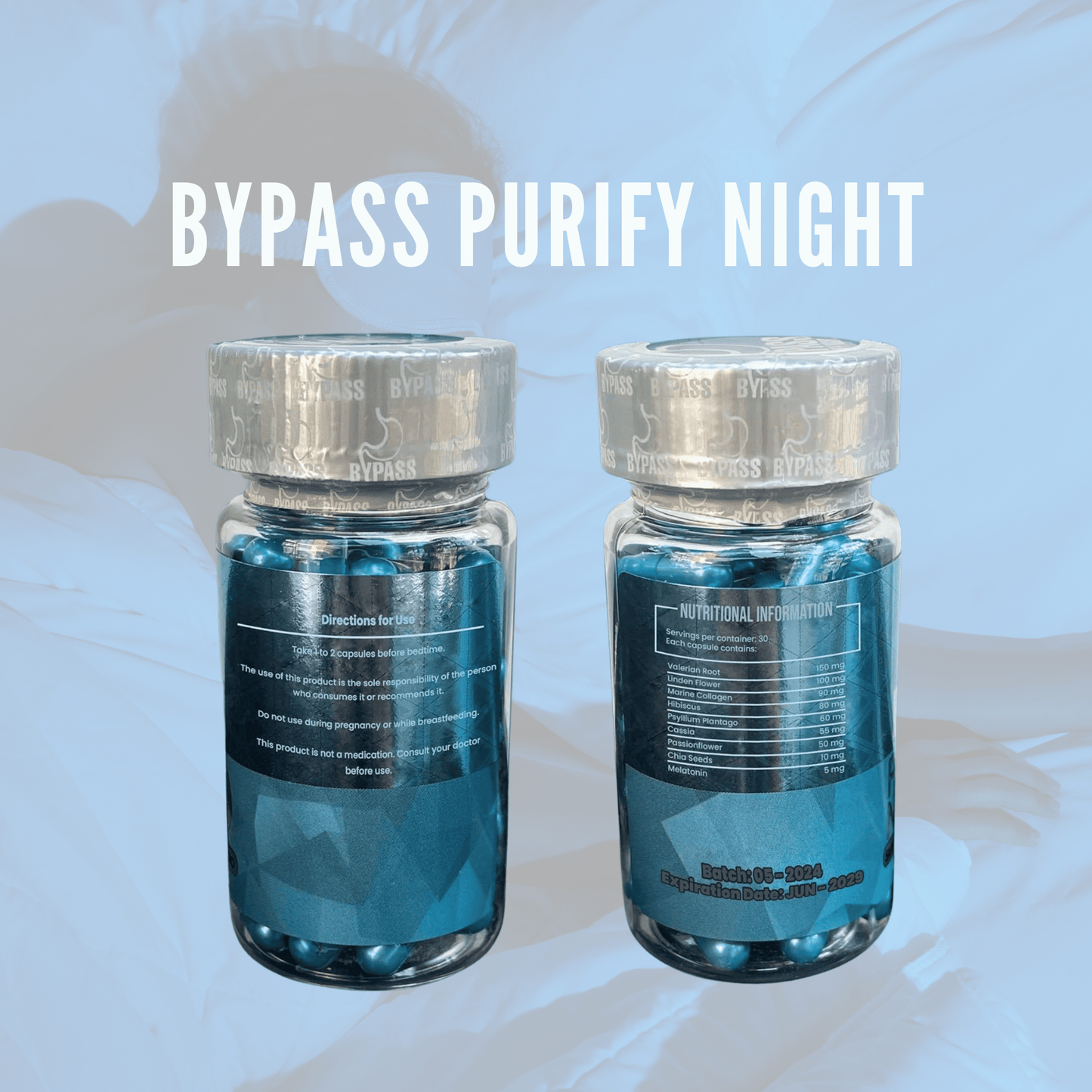 Bypass Purify Night by Apple BeneFIT® – Botanical Night Formula (60 Capsules) - DendasStore