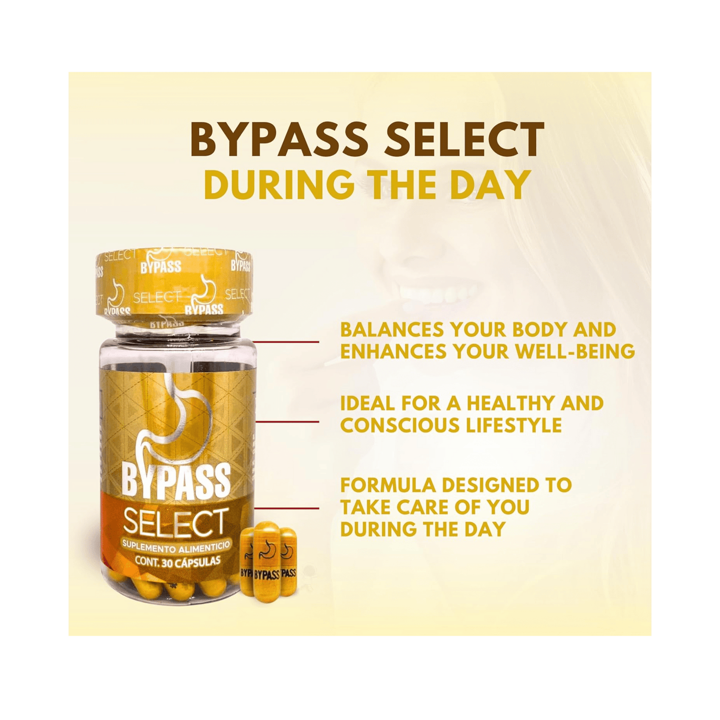 Bypass Select - 1 Bottle of 30 Capsules by Apple BeneFIT®️ - DendasStore