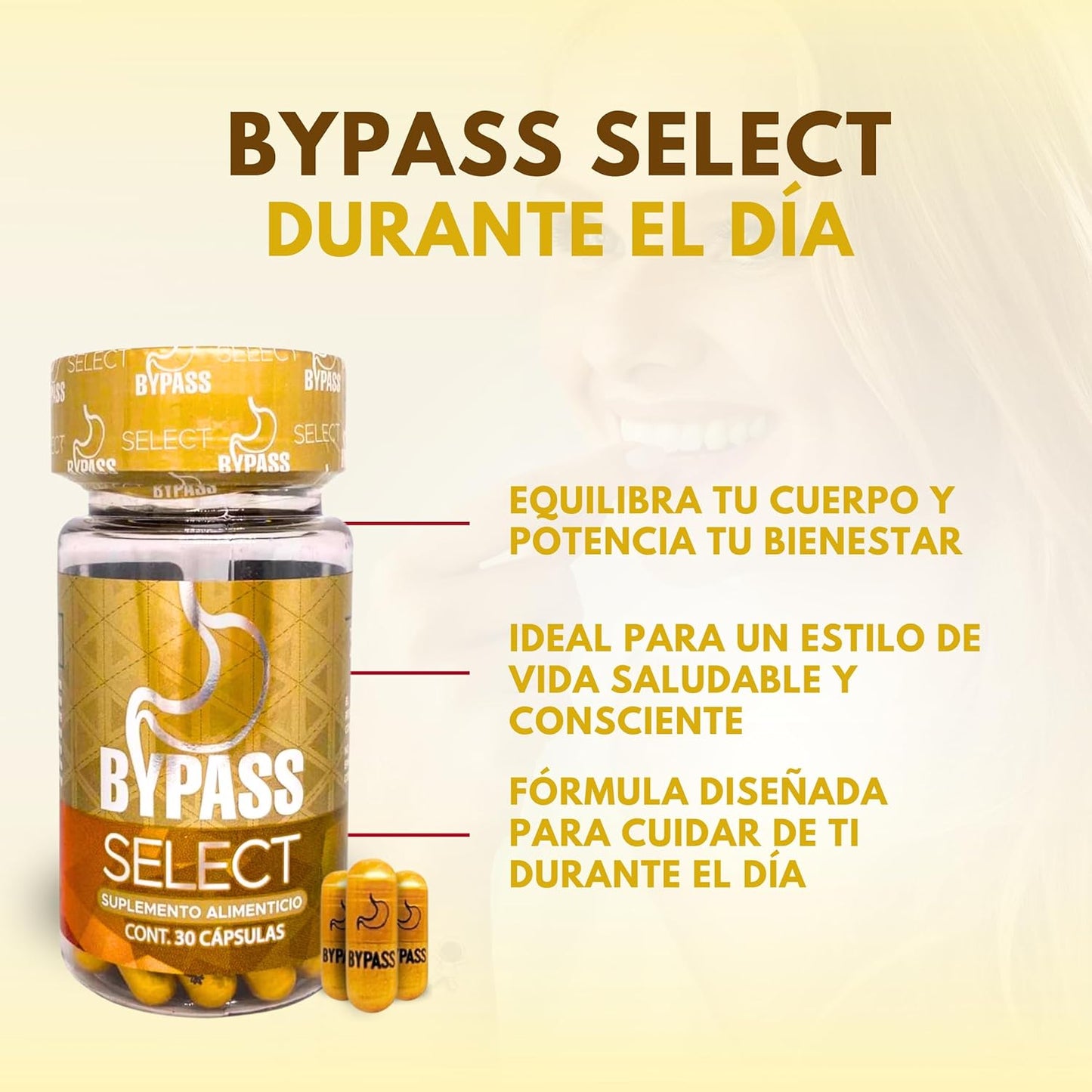 Bypass Select by Apple BeneFIT®️ - Destroys accumulated Fat - 2 Bottles (30 ct each) - DendasStore