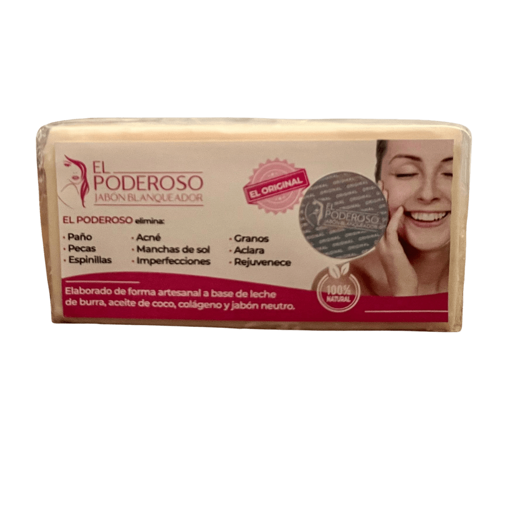 Jabon El Poderoso: The Powerful Whitening Soap - 100% Original - DendasStore