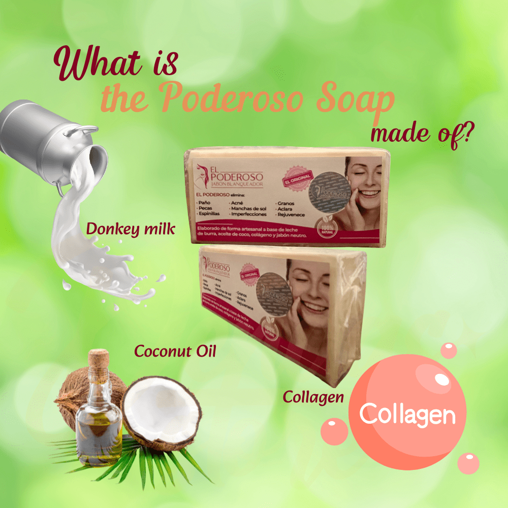 Jabon El Poderoso: The Powerful Whitening Soap - 100% Original - DendasStore