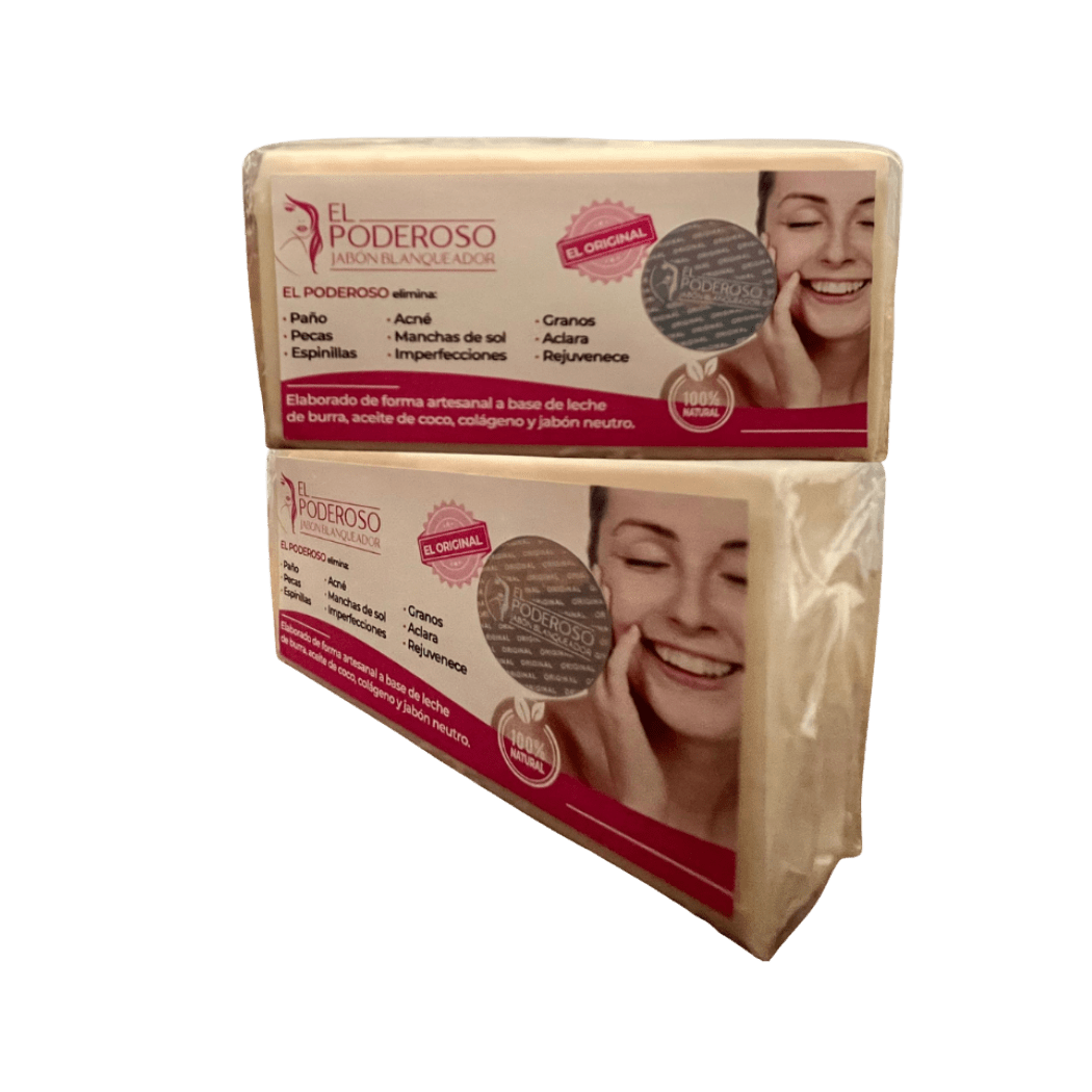 Jabon El Poderoso: The Powerful Whitening Soap - 100% Original - DendasStore