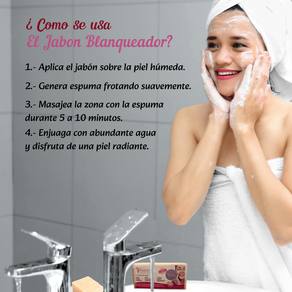 Jabon El Poderoso: The Powerful Whitening Soap - 100% Original - DendasStore