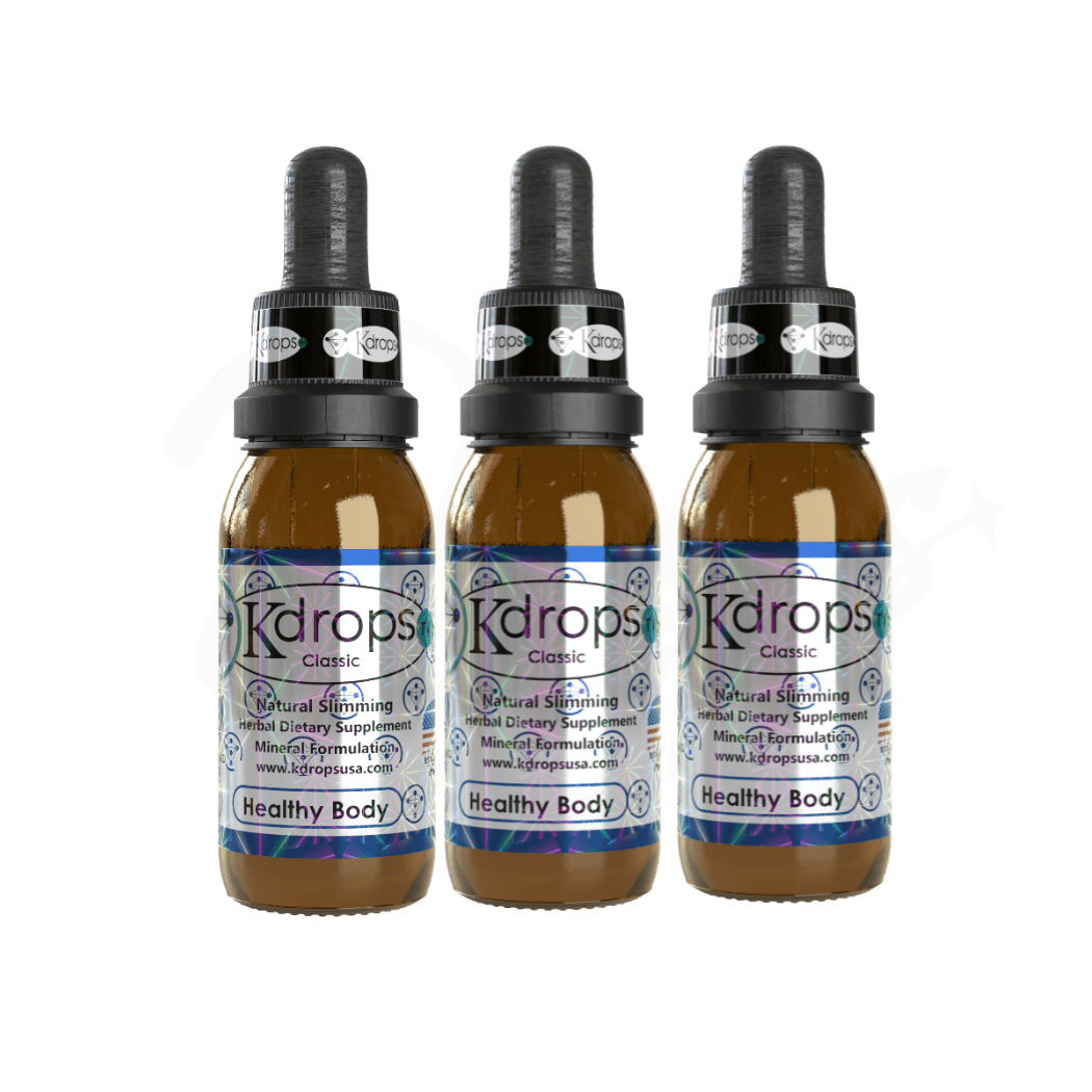 Kdrops Classic – Natural Detox & Energy Boost Drops (3 Droppers) - DendasStore