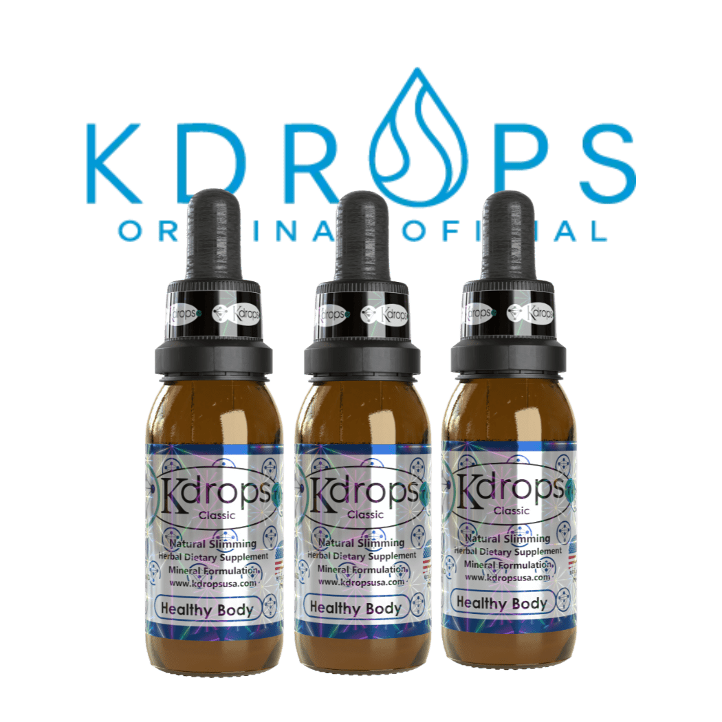 Kdrops Classic – Natural Detox & Energy Boost Drops (3 Droppers) - DendasStore