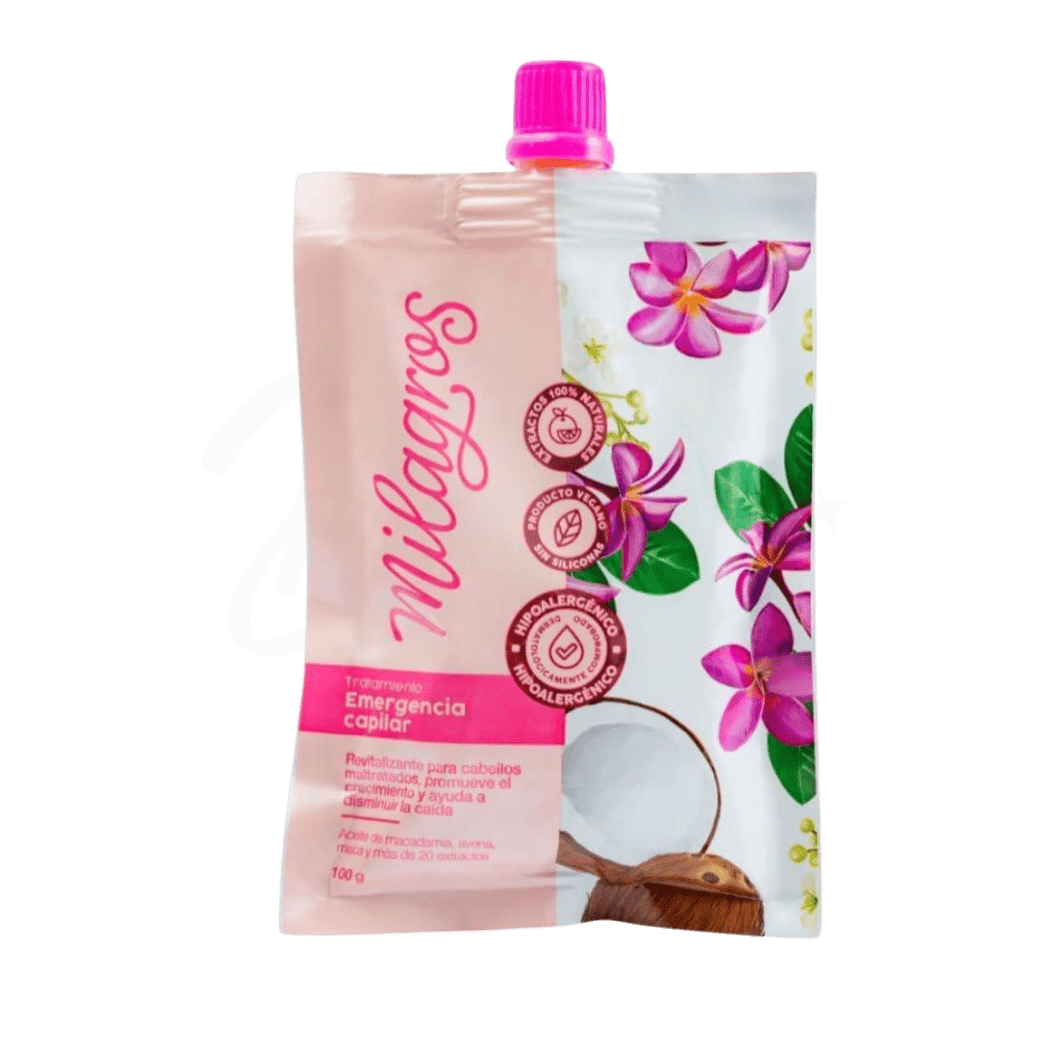 MILAGROS Mini 3 - Pack Kit: Shampoo, Curl Therapy, & Bio - Repolarizer – 100g Each - DendasStore