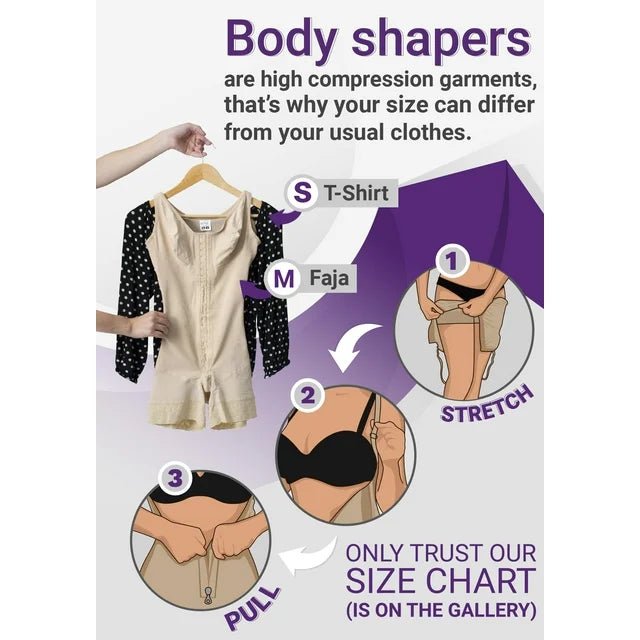 MyD 0065 Fajas Reductoras Post Surgery Girdle - DendasStore