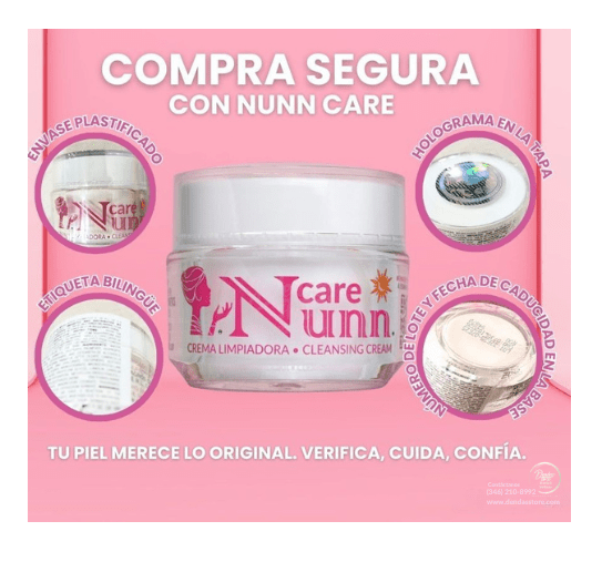 NUNN Care Cleansing Cream - 32g (1 oz) Discover the Secret to Radiant Skin! - DendasStore