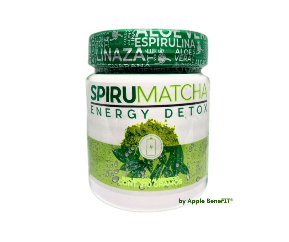 SPIRU𝗠𝗔𝗧𝗖𝗛𝗔 Energy Detox Powder by Apple BeneFIT®️ - 370g - DendasStore