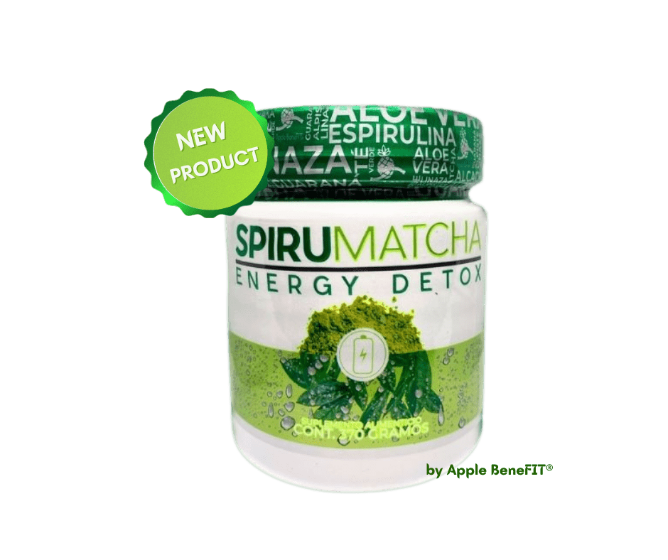 SPIRU𝗠𝗔𝗧𝗖𝗛𝗔 Energy Detox Powder by Apple BeneFIT®️ - 370g - DendasStore