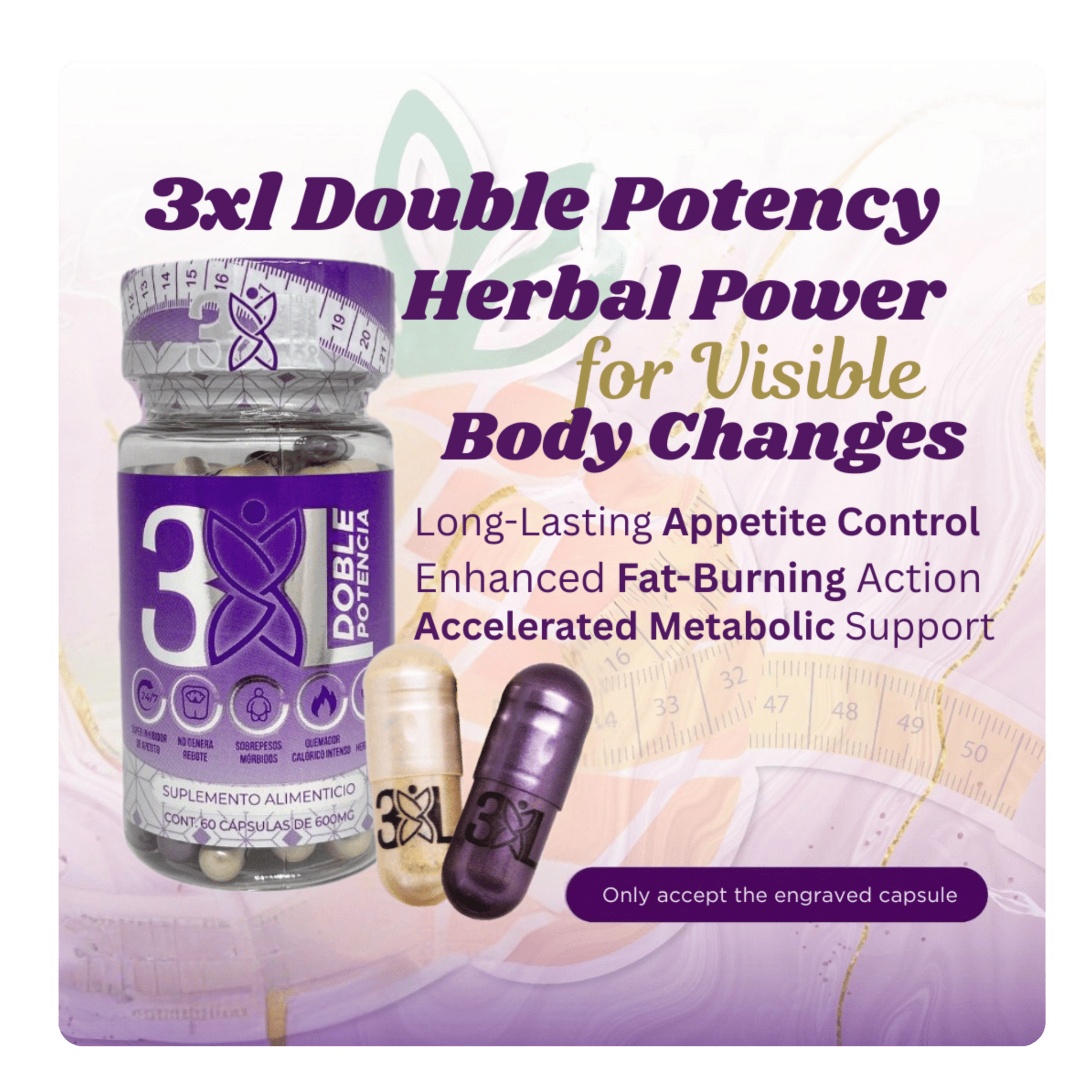 3X𝗟 Double Potency by Apple BeneFIT®️ – 60 Capsules - DendasStore