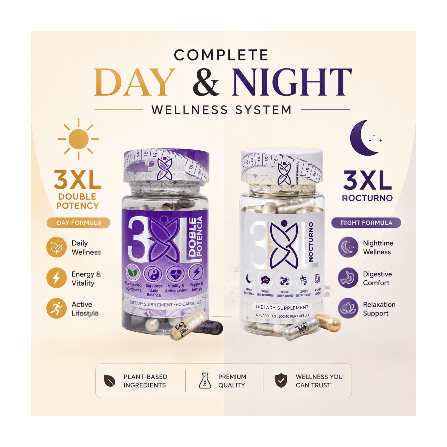 3XL Double Potency + 3XL Nocturno by Apple BeneFIT® - DendasStore