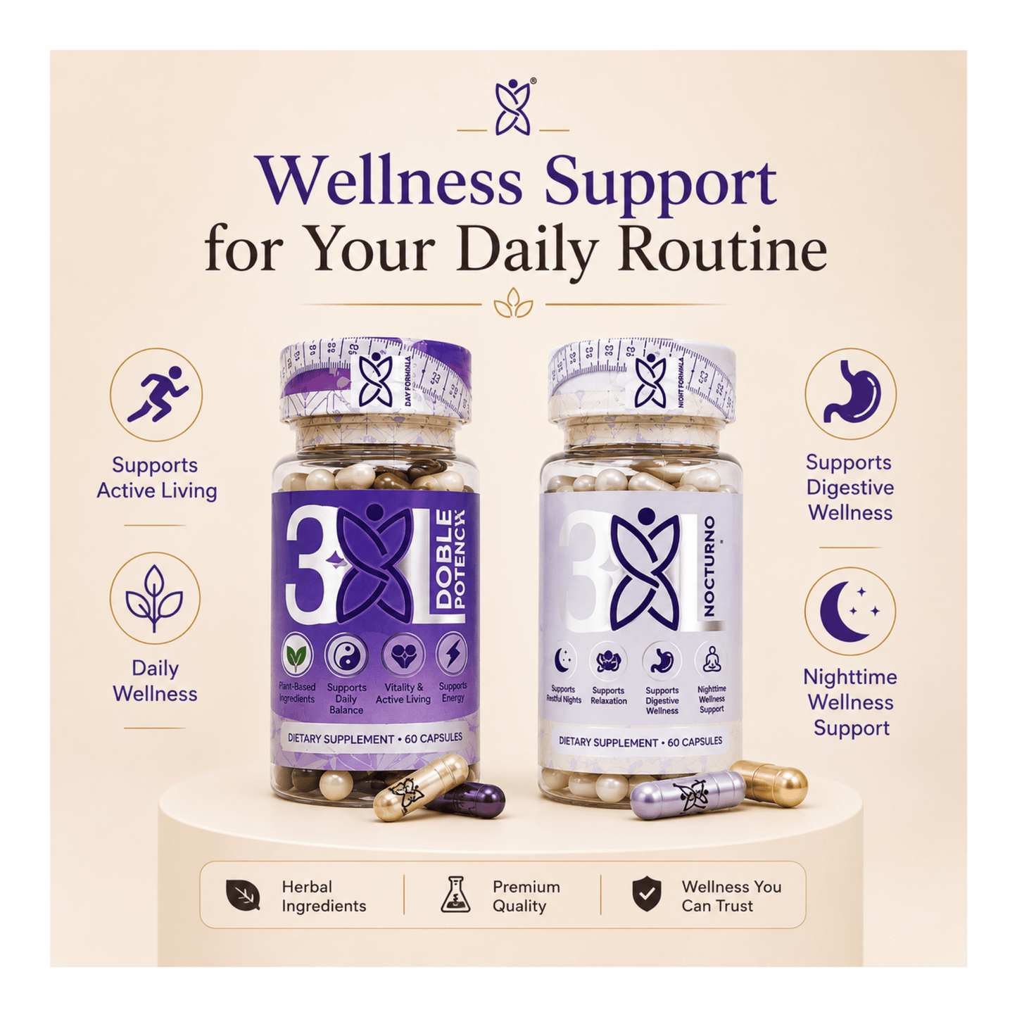3XL Double Potency + 3XL Nocturno by Apple BeneFIT® - DendasStore