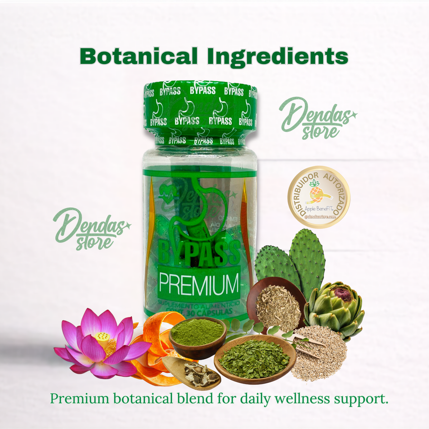 Bypass Premium Botanical Wellness Capsules (30 Count)