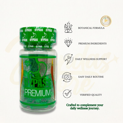 Bypass Premium Botanical Wellness Capsules (30 Count)