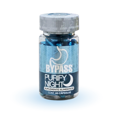 Bypass Purify Night – Cápsulas Nocturnas para Bienestar Digestivo y Equilibrio Interno – 60 Cápsulas