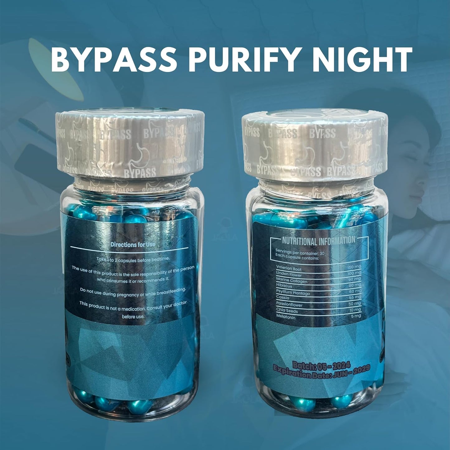 Bypass Deluxe + Purify Night Duo | 90 Capsules