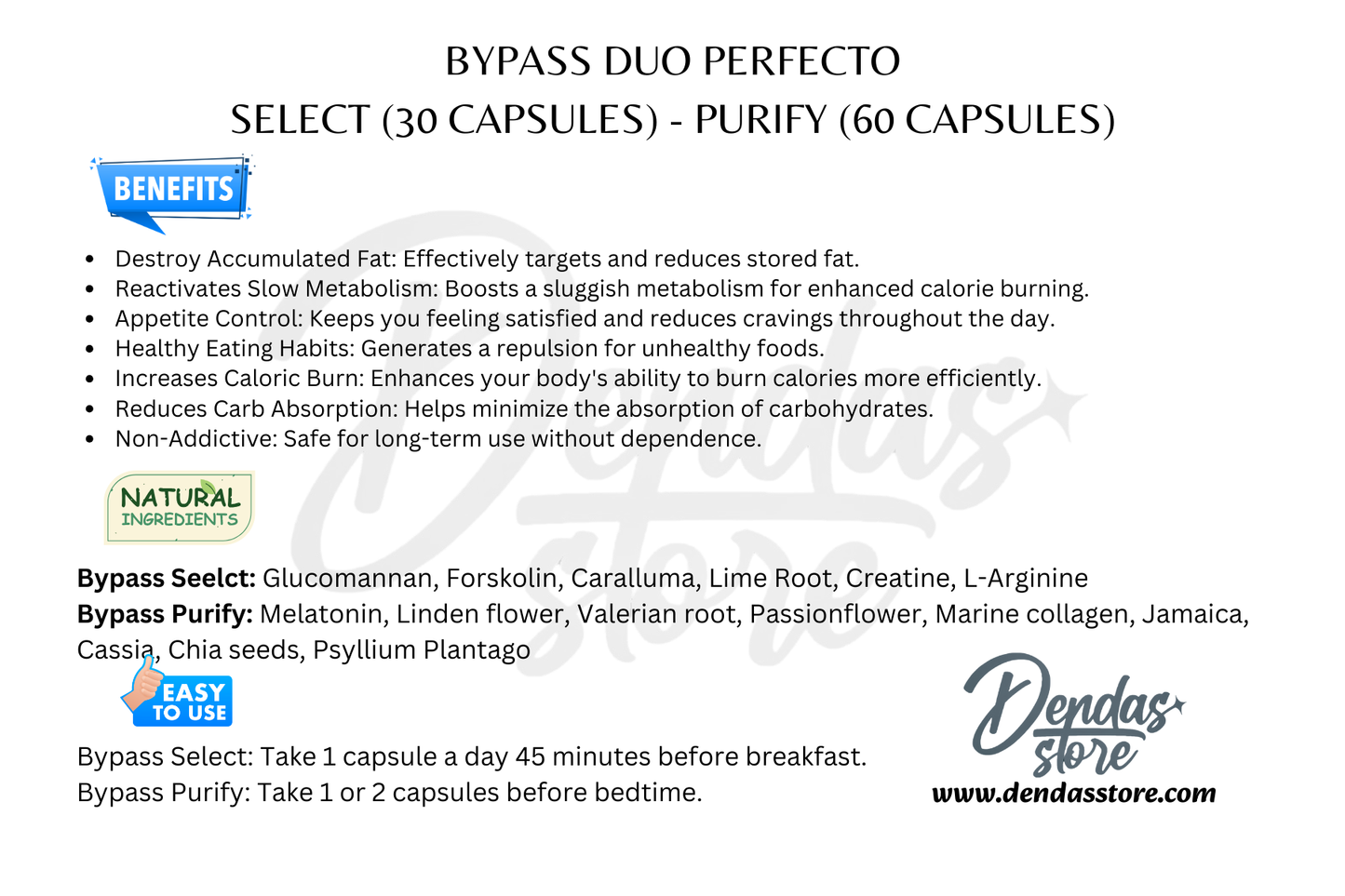 Bypass Perfect Duo Select & Purify (90 capsules)