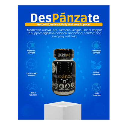 DESPANZATE® Herbal Digestive & Belly Wellness Support | 60 Tablets