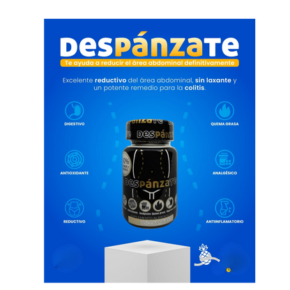 DESPANZATE® Herbal Digestive & Belly Wellness Support | 60 Tablets