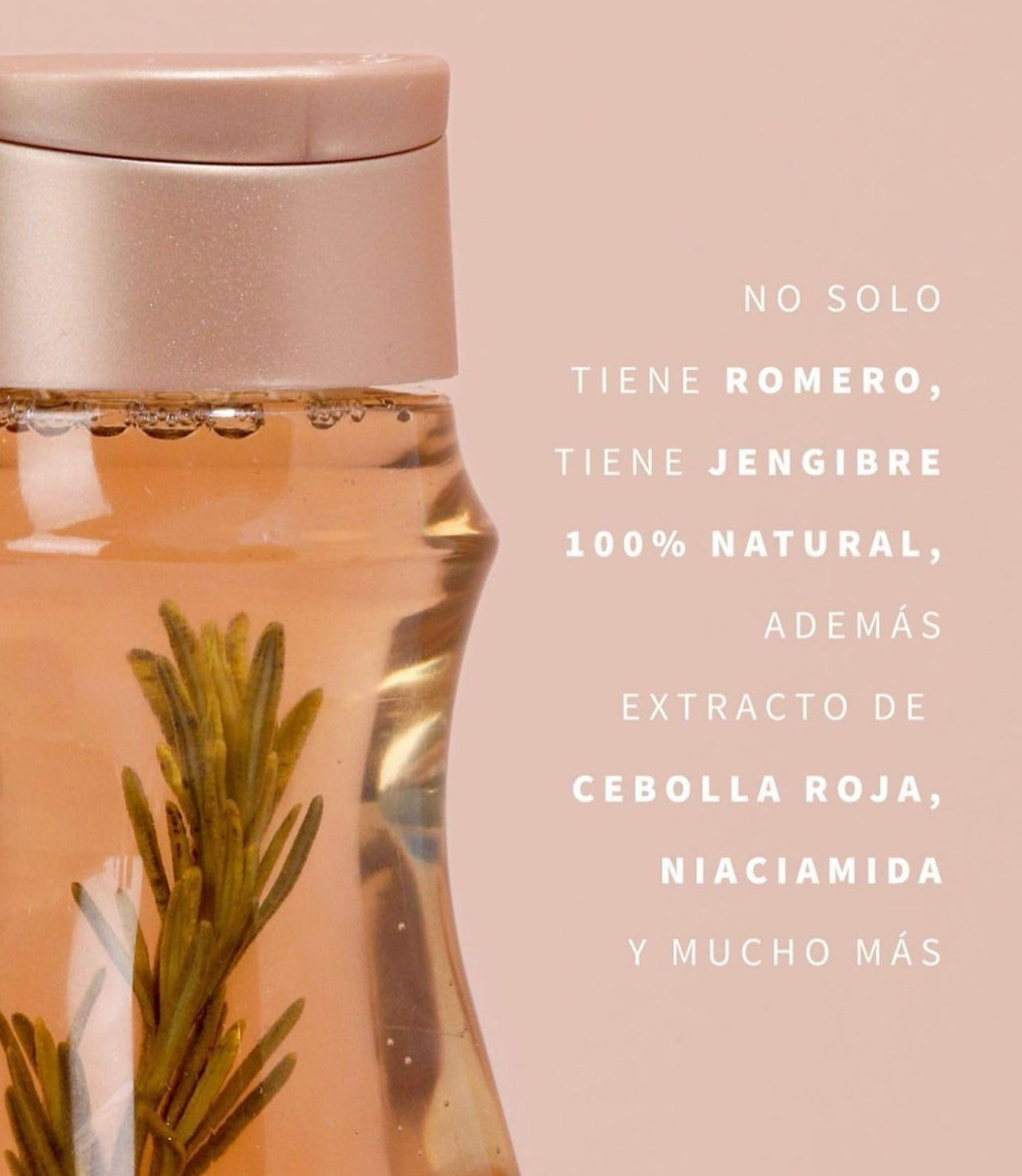 MILAGROS Champú Herbal - Romero y Jengibre | 100% Natural