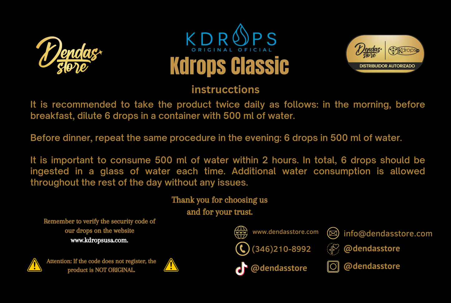 KDrops Classic - Tratamiento de 3 Meses