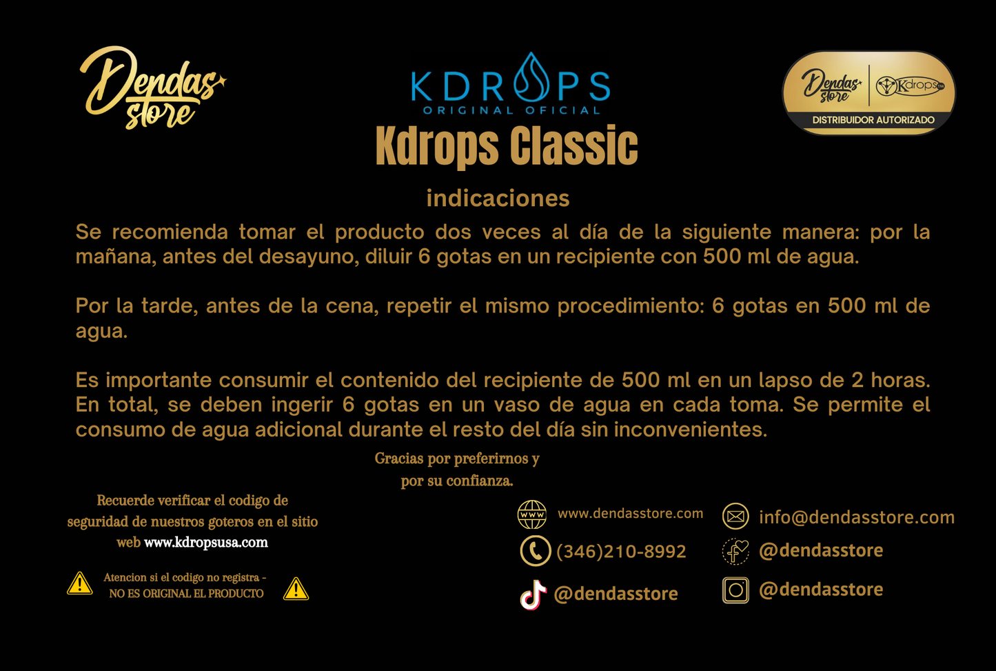 KDrops Classic - Tratamiento de 3 Meses