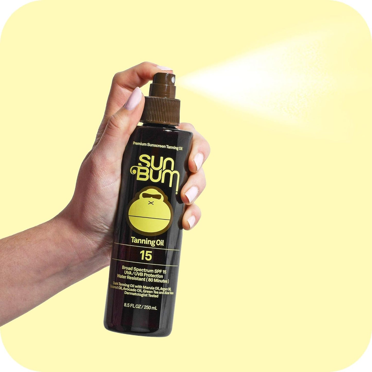 Sun Bum, Aceite Bronceador SPF 15, 8.5 Onzas