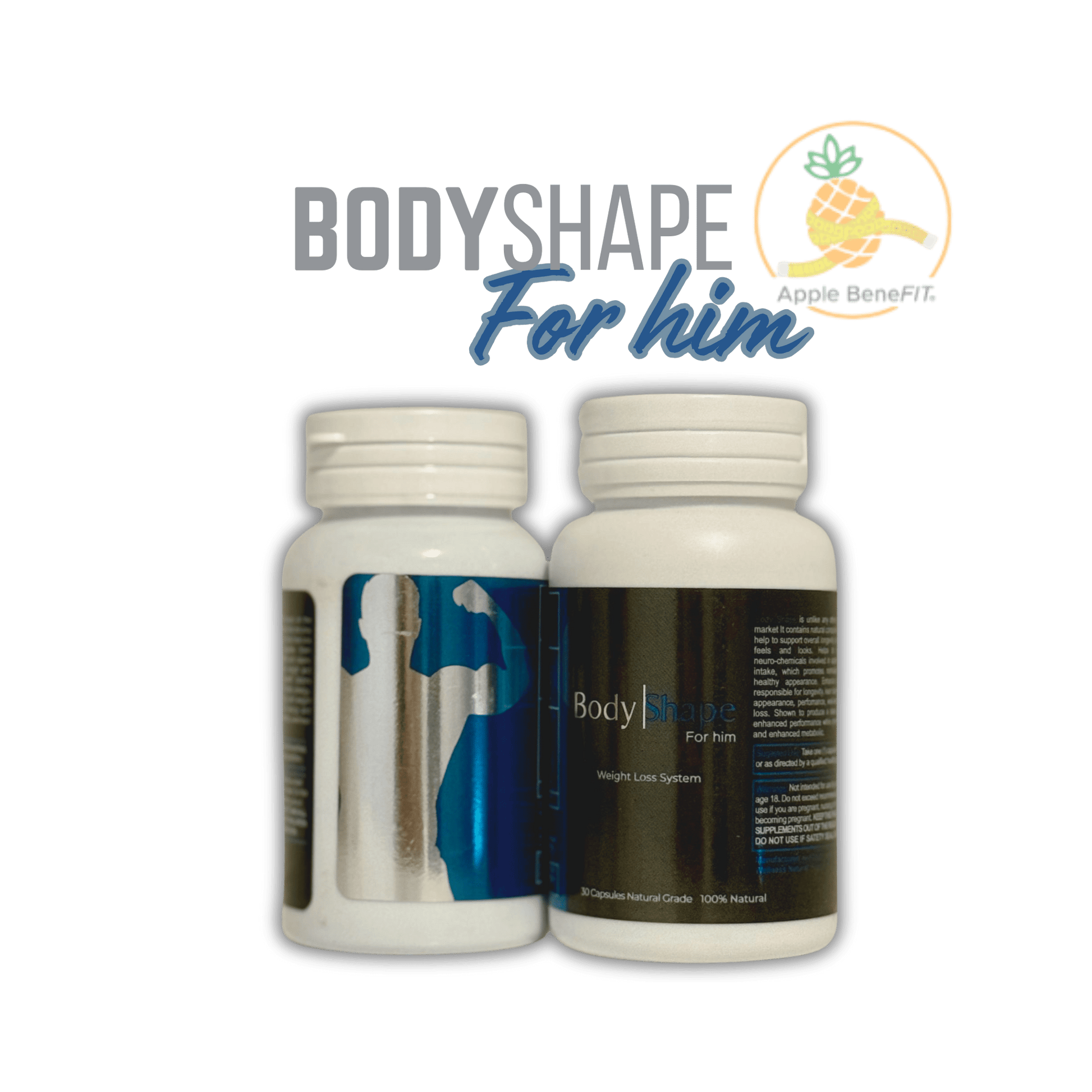 BodyShape For Him – Herbal Fat Burner & Muscle Support for Men (30 Capsules) - DendasStore