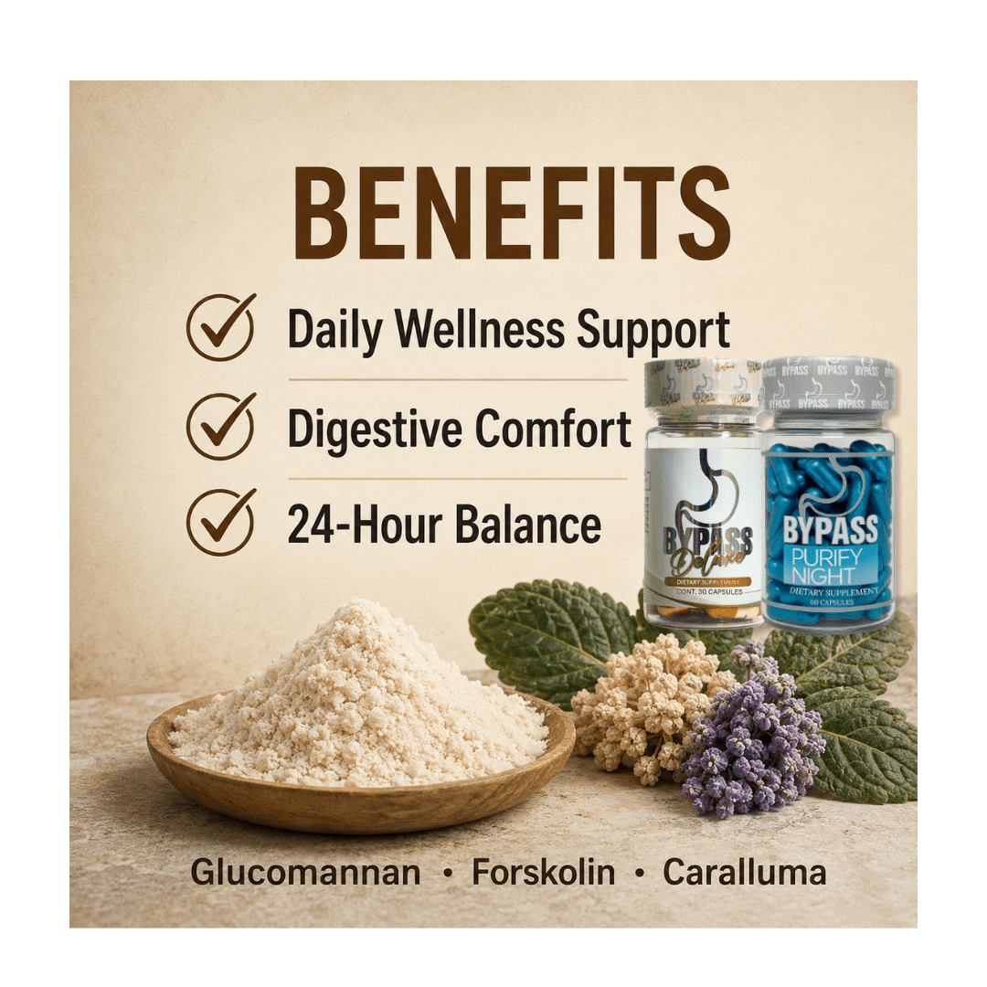 Bypass Deluxe Duo + Purify Night – Day & Night Herbal System - DendasStore