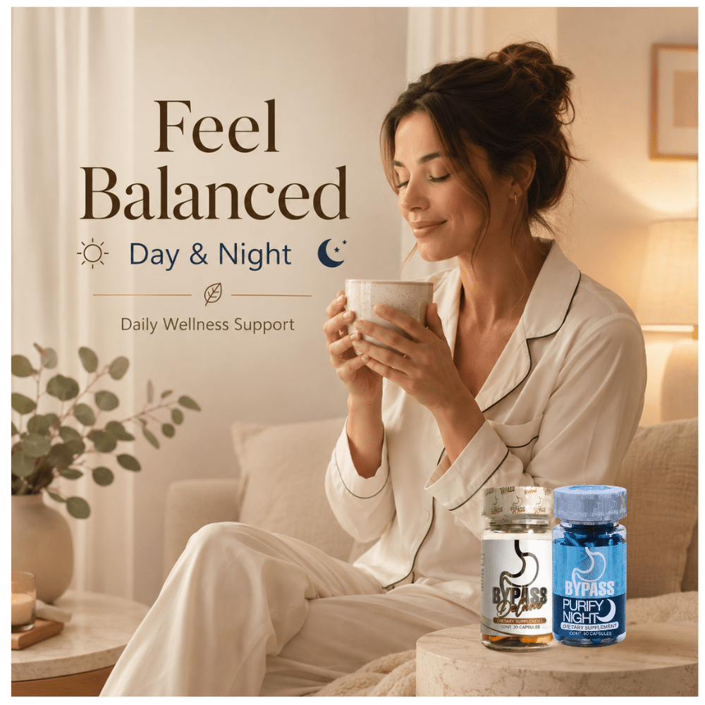 Bypass Deluxe + Purify Night Duo | 90 Capsules - DendasStore