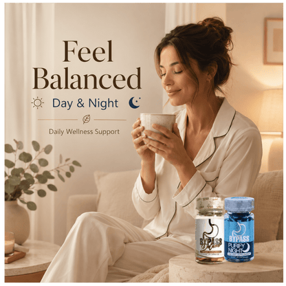 Bypass Deluxe + Purify Night Duo | 90 Capsules - DendasStore