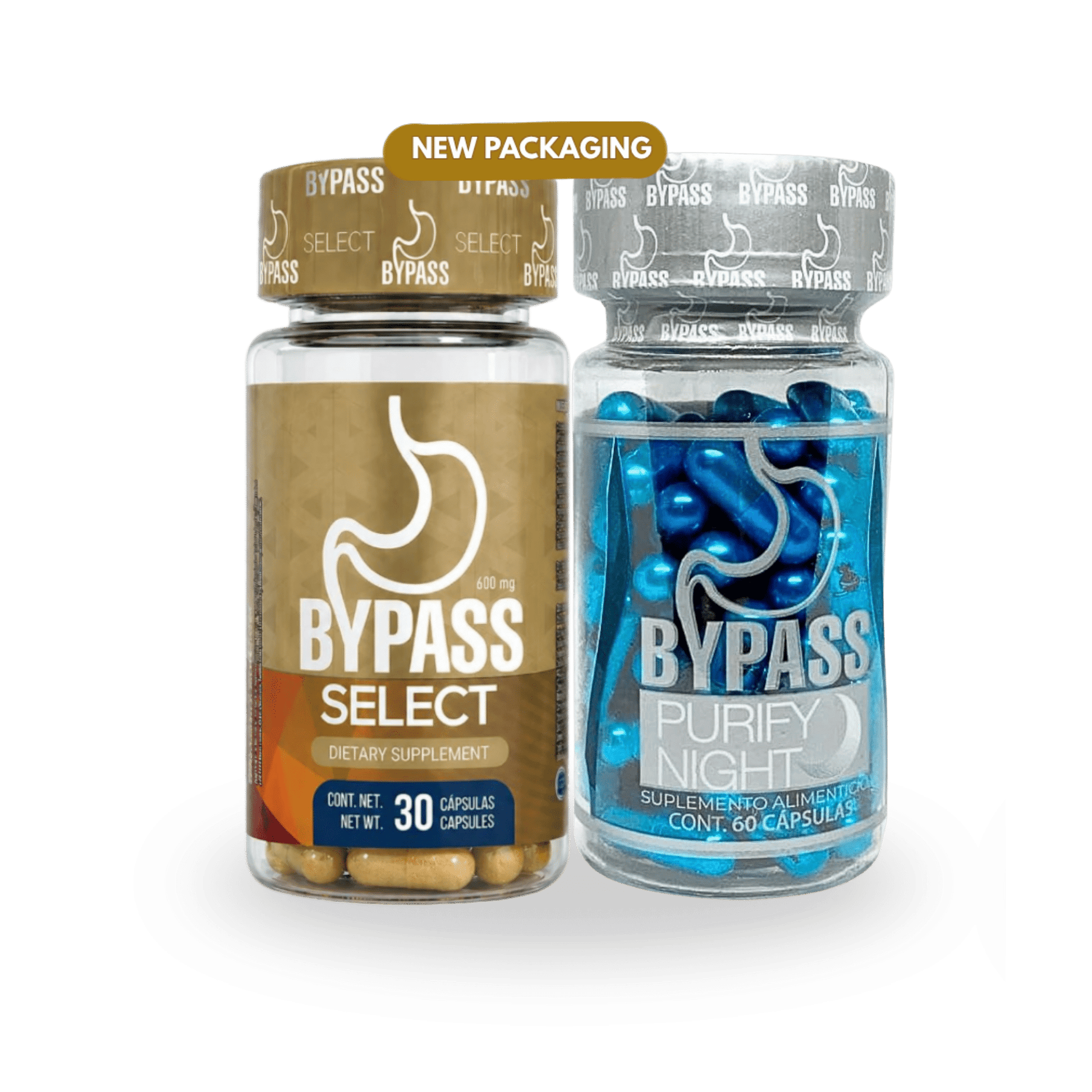 Bypass Duo Select & Purify – Day & Night Appetite & Metabolism Support Capsules (90 Caps) - DendasStore
