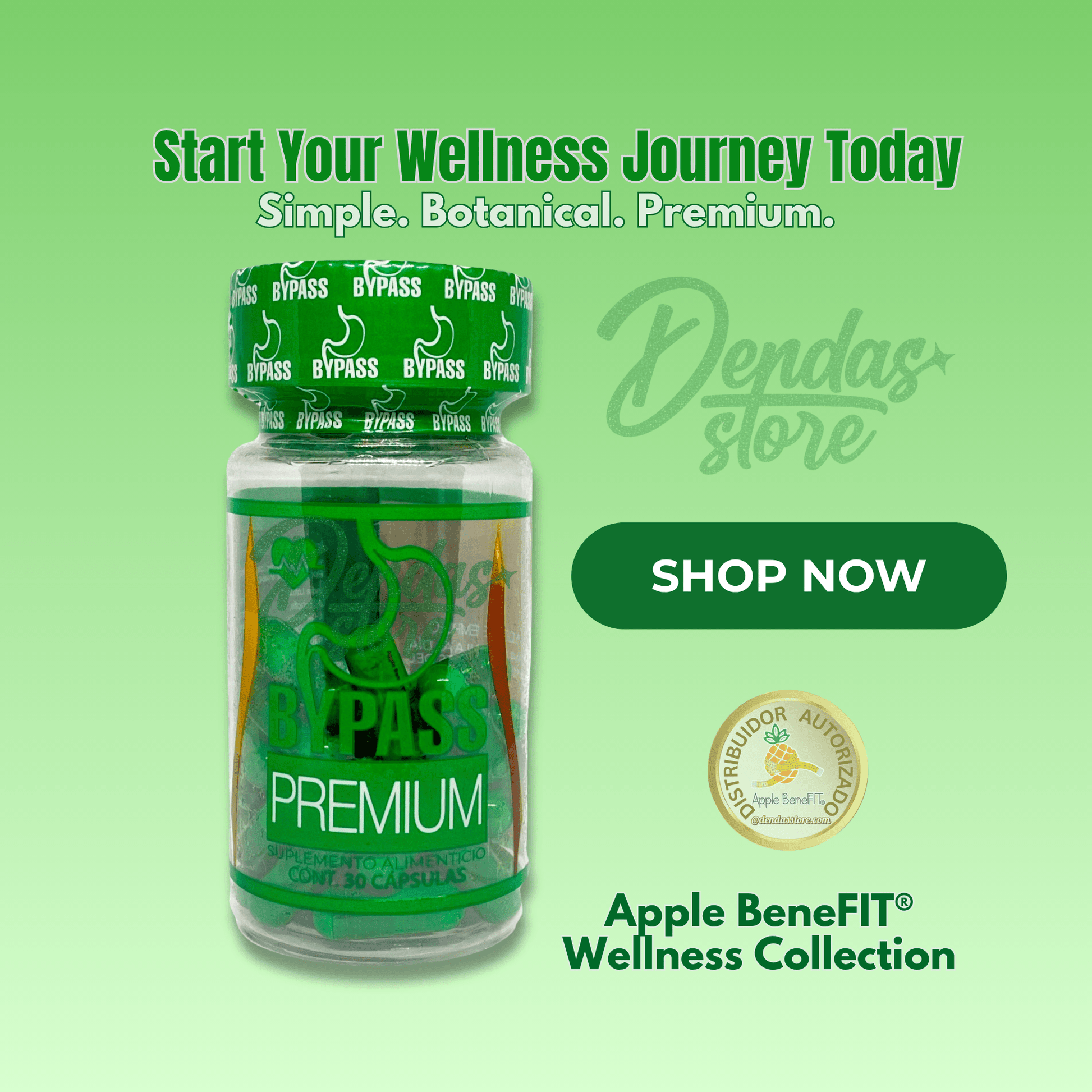 Bypass Premium Botanical Wellness Capsules (30 Count) - DendasStore
