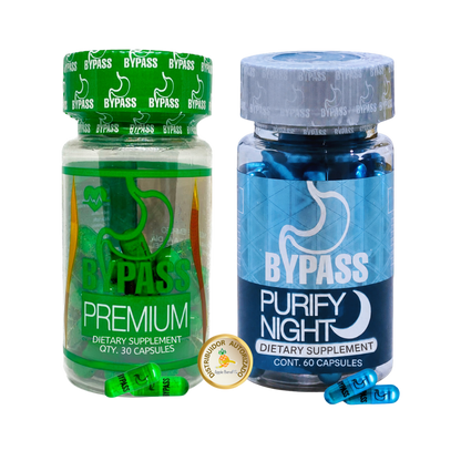 ByPass Premium & Purify Night Duo | 90 Capsules - DendasStore