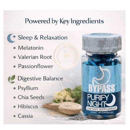 Bypass Purify Night | 60 Capsules - DendasStore
