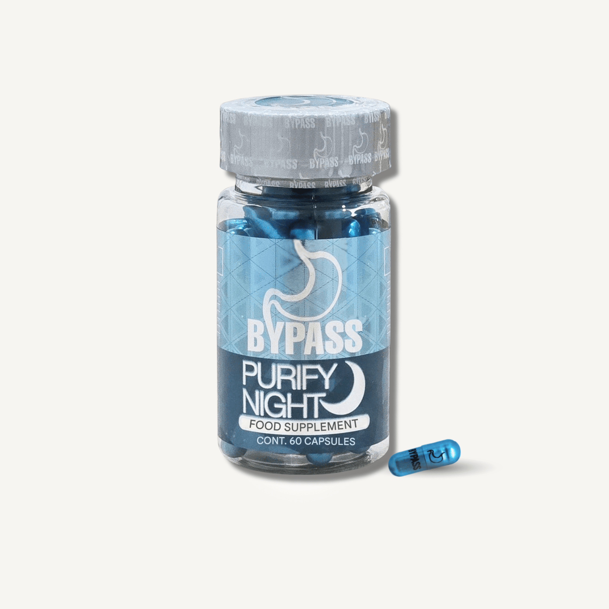 Bypass Purify Night – Nighttime Digestive Support Capsules | Evening Wellness Routine | 60 Capsules - DendasStore