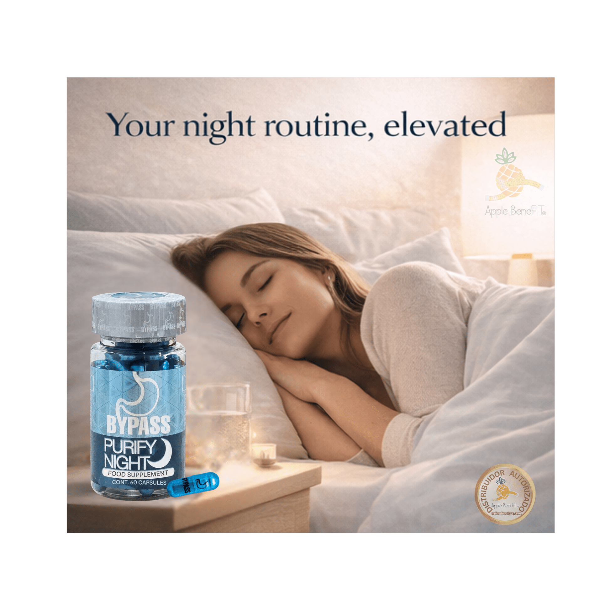 Bypass Purify Night – Nighttime Digestive Support Capsules | Evening Wellness Routine | 60 Capsules - DendasStore