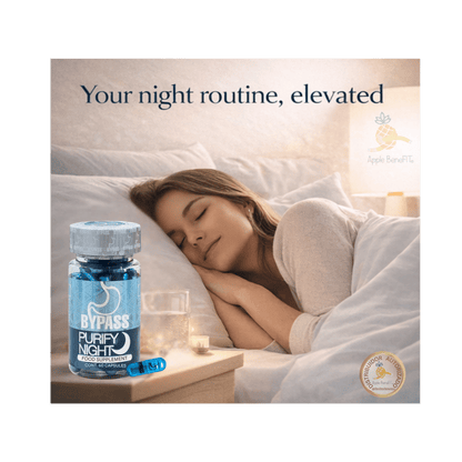 Bypass Purify Night – Nighttime Digestive Support Capsules | Evening Wellness Routine | 60 Capsules - DendasStore