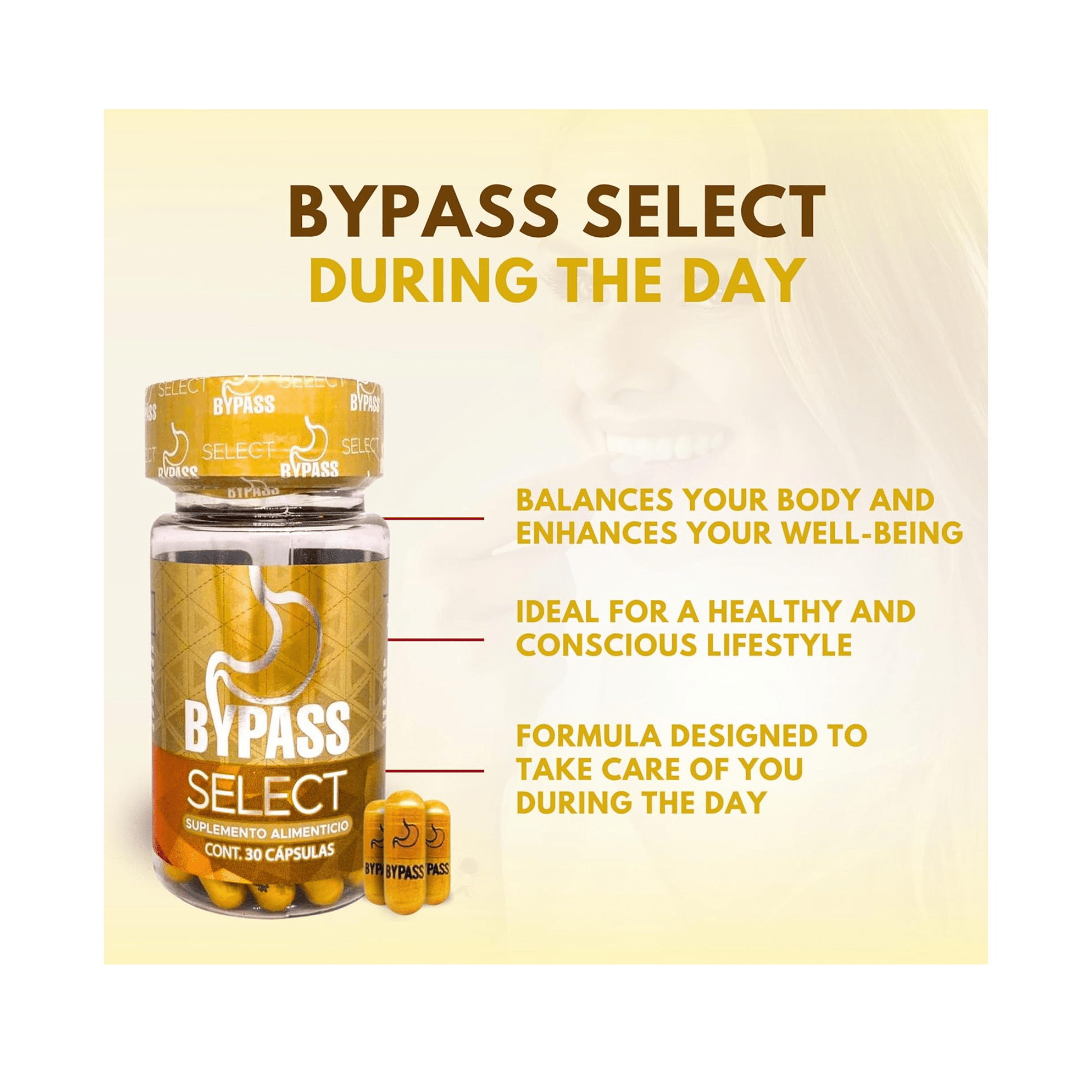 Bypass Select - 1 Bottle of 30 Capsules by Apple BeneFIT®️ - DendasStore